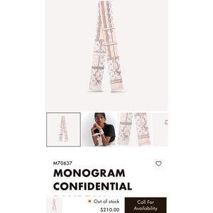 NEW Louis Vuitton monogram bandeau in Pink